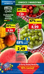 Gazetka promocyjna Lidl - GAZETKA - Gazetka - ważna od 06.08 do 06.08.2025 - strona 12 - produkty: Warzywa, Winogrona, Owoce, Arbuz, Wino, Mango, Pomidory