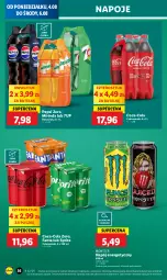 Gazetka promocyjna Lidl - GAZETKA - Gazetka - ważna od 06.08 do 06.08.2025 - strona 42 - produkty: 7up, Napój energetyczny, Mirinda, Coca-Cola, Napoje, Pepsi, Fanta, Sprite, Napój, Fa