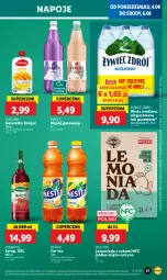 Gazetka promocyjna Lidl - GAZETKA - Gazetka - ważna od 06.08 do 06.08.2025 - strona 43 - produkty: Sok, Lemoniada, Ice tea, Napoje, LANA, Fortuna, Napój gazowany, Galaretka, Syrop, Woda, Gala, Mango, Napój, Mięta, Nestea, Herbapol