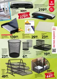 Gazetka promocyjna Selgros - Oferta przemysłowa - Gazetka - ważna od 21.09 do 21.09.2022 - strona 37 - produkty: Sok, Długopis, Kosz, Biurko, Pojemnik, Fusion, Lakier, Osłonka