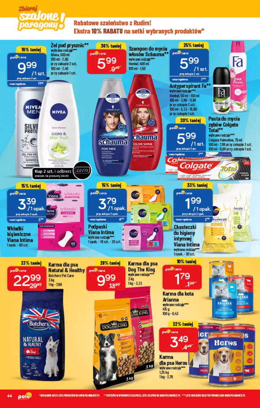 Gazetka promocyjna PoloMarket - Gazetka pomocyjna - ważna 09.03 do 15.03.2022 - strona 44 - produkty: Antyperspirant, Chusteczki, Colgate, Fa, LG, Palmolive, Schauma, Szal, Szampon, Tran