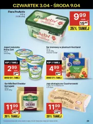 Gazetka promocyjna Delikatesy Centrum - NOWA GAZETKA Delikatesy Centrum od 3 kwietnia! 3-9.04.2025 - Gazetka - ważna od 09.04 do 09.04.2025 - strona 26 - produkty: Jogurt naturalny, Cheddar, Ser, Zott, Jaja, Jogurt, Hochland, Flora
