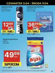 Gazetka promocyjna Delikatesy Centrum - NOWA GAZETKA Delikatesy Centrum od 3 kwietnia! 3-9.04.2025 - Gazetka - ważna od 09.04 do 09.04.2025 - strona 40 - produkty: Rum, Finish, Dezodorant, Tablet, Proszek do prania, Zmywarki, Bryza, Tabletki do zmywarki, Nivea