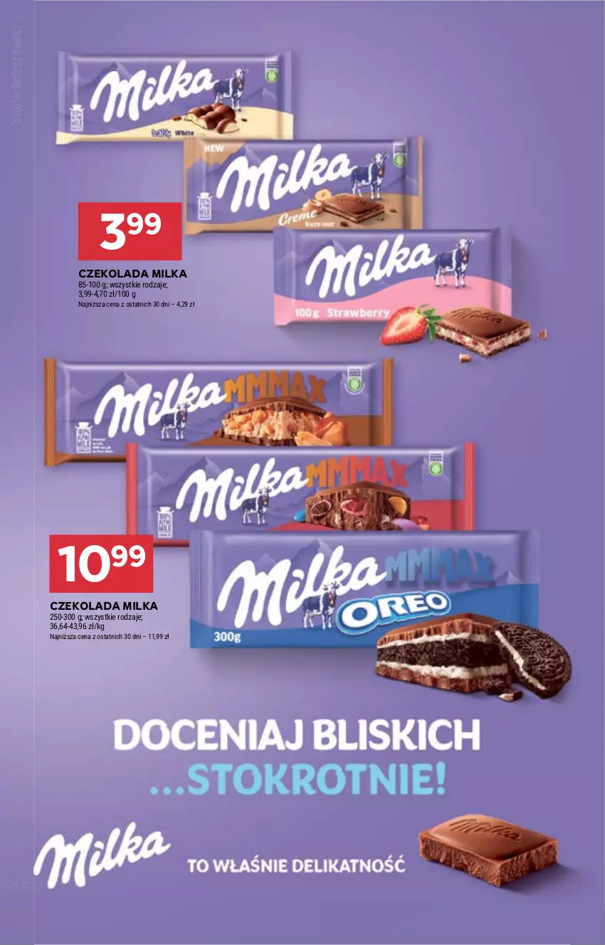 Gazetka promocyjna Stokrotka - Market - ważna 25.04 do 29.04.2024 - strona 23 - produkty: Czekolada, Milka