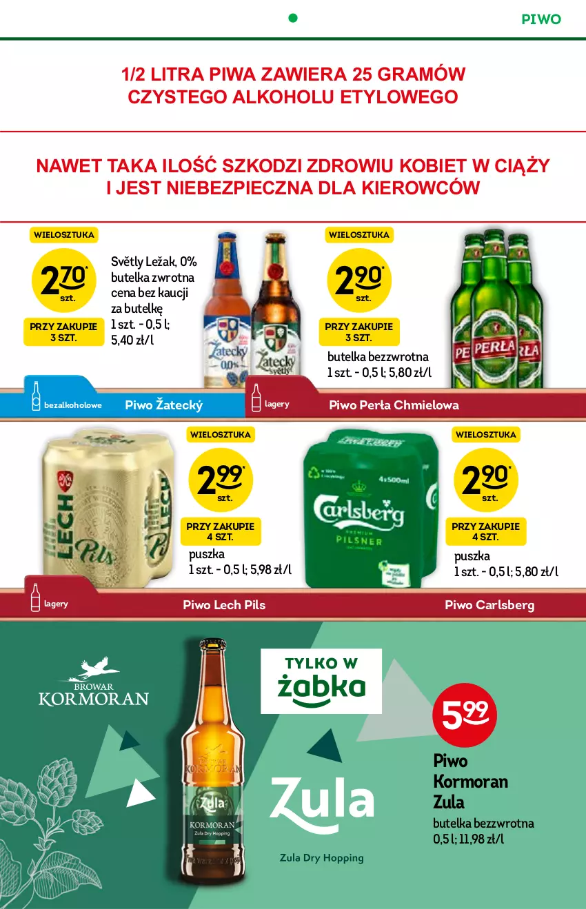 Gazetka promocyjna Żabka - ważna 23.06 do 06.07.2021 - strona 14 - produkty: Carlsberg, Gra, Perła, Piec, Piwa, Piwo