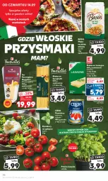 Gazetka promocyjna Kaufland - Gazetka tygodnia - Gazetka - ważna od 20.09 do 20.09.2023 - strona 26 - produkty: Makaron, Ser, Spaghetti, Mąka, Przysmaki, Basia, Bazyl, Lasagne, Bazylia, Grunt, Pomidory