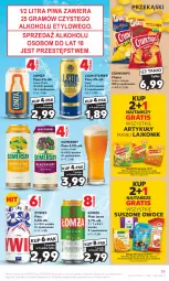 Gazetka promocyjna Kaufland - Gazetka tygodnia - Gazetka - ważna od 20.09 do 20.09.2023 - strona 35 - produkty: Piwa, Piwo, Lajkonik, Gra, Somersby, Chipsy, Leon, Piwo jasne, Crunchips, Owoce, Waga