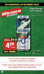 Gazetka promocyjna Delikatesy Centrum - NOWA GAZETKA Delikatesy Centrum od 4 lipca! 4-10.07.2024 - Gazetka - ważna od 10.07 do 10.07.2024 - strona 11 - produkty: Piwa, Piwo, Piec, Rum, Gra, Warka