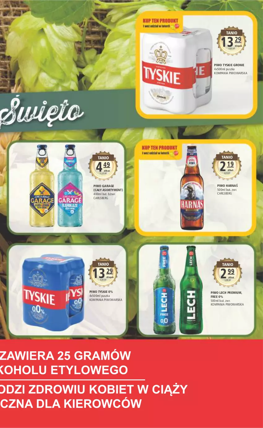 Gazetka promocyjna Arhelan - Gazetka - ważna 23.09 do 02.10.2022 - strona 15 - produkty: Carlsberg, Harnaś, Lech Premium, Piwo, Tyskie