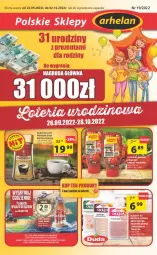 Gazetka promocyjna Arhelan - Gazetka - Gazetka - ważna od 02.10 do 02.10.2022 - strona 1 - produkty: Piwo, Ketchup, Warzywa, Gra, Winiary, Kawa, Warka, Duda, Szynka