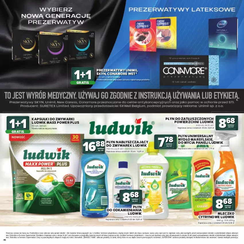 Gazetka promocyjna Stokrotka - Katalog Witaj Szkoło! - ważna 23.07 do 12.08.2026 - strona 46 - produkty: Gra, Ludwik, Mars, Mięso, Mleczko, Mydło, Owoce, Prezerwatyw, Skyn, Unimil, Warzywa, Zmywarki