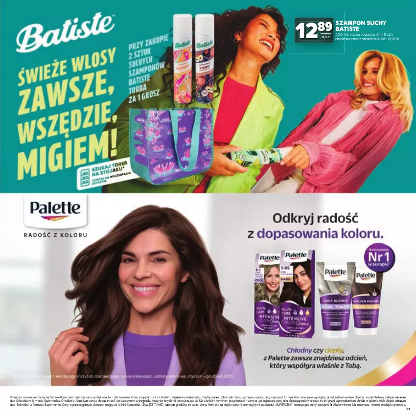 Gazetka promocyjna Stokrotka - Katalog Witaj Szkoło! - ważna 23.07 do 12.08.2026 - strona 53 - produkty: Batiste, Mięso, Owoce, Szampon, Warzywa