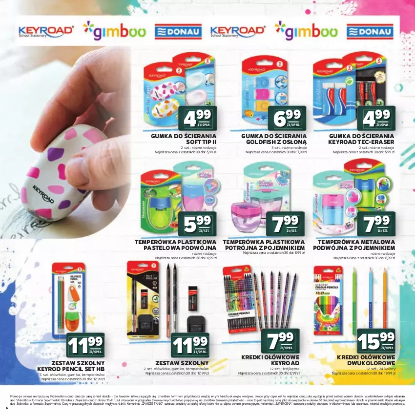 Gazetka promocyjna Stokrotka - Katalog Witaj Szkoło! - ważna 23.07 do 12.08.2026 - strona 6 - produkty: Mięso, Owoce, Pojemnik, Ser, Warzywa