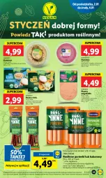 Gazetka promocyjna Lidl - GAZETKA - Gazetka - ważna od 04.01 do 04.01.2023 - strona 27 - produkty: Chrzan, Hummus, Warzywa, Mus, Amol, Parówki, Tofu, Tarczyński, Sezam, Kabanos, Grill, Fa