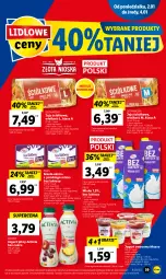 Gazetka promocyjna Lidl - GAZETKA - Gazetka - ważna od 04.01 do 04.01.2023 - strona 43 - produkty: Mus, Gra, Danone, Jogurt owocowy, Jaja, Jogurt, Activia, Pilos, Masło, Olej, Jogurt pitny, Mleko