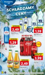 Gazetka promocyjna Lidl - GAZETKA - Gazetka - ważna od 04.01 do 04.01.2023 - strona 46 - produkty: Nałęczowianka, Pur, Coca-Cola, Woda mineralna, Woda, Napój, Magnez