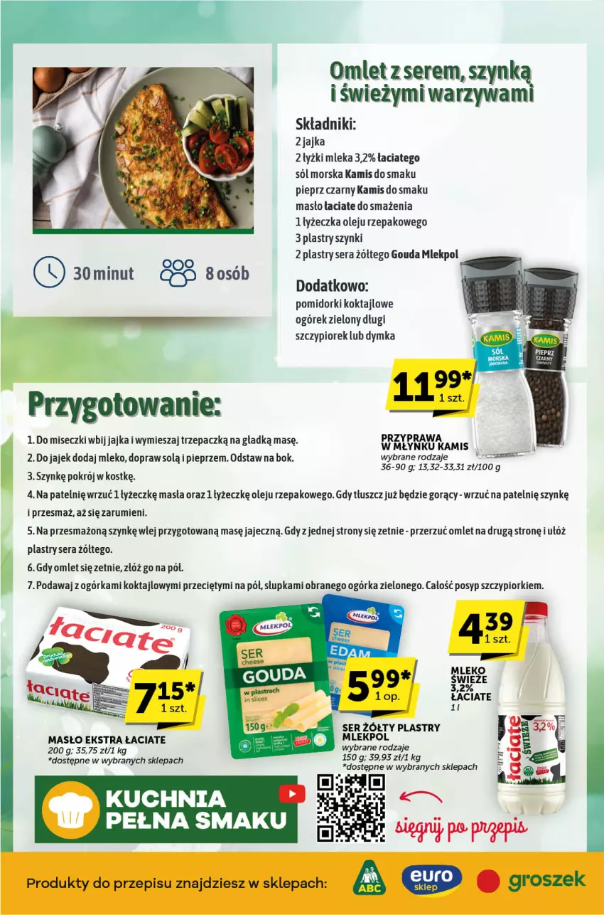 Gazetka promocyjna ABC - ważna 02.05 do 14.05.2024 - strona 2 - produkty: Gouda, Kamis, Kuchnia, Masło, Mleko, Olej, Pieprz, Pomidorki, Rum, Ser, Sól, Warzywa