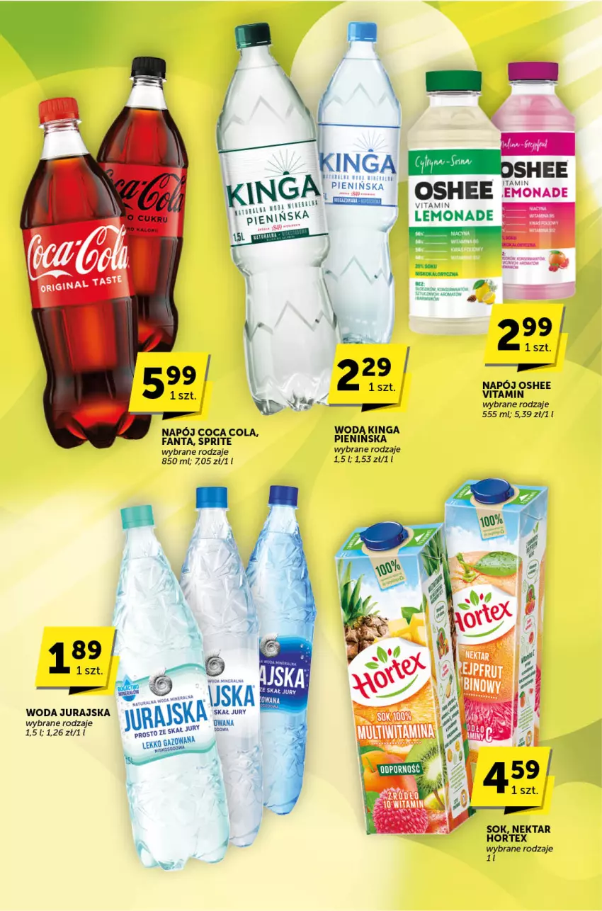 Gazetka promocyjna ABC - ważna 02.05 do 14.05.2024 - strona 24 - produkty: Fa, Fanta, Hortex, Napój, Nektar, Oshee, Ser, Sok, Sprite, Woda