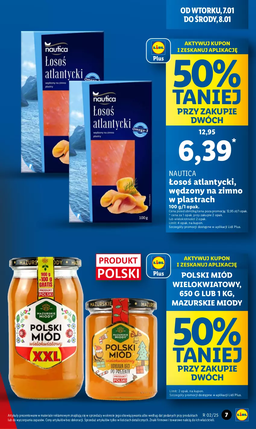 Gazetka promocyjna Lidl - GAZETKA - ważna 07.01 do 08.01.2025 - strona 7 - produkty: Miód