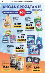 Gazetka promocyjna Netto - Artykuły spożywcze - Gazetka - ważna od 08.02 do 08.02.2023 - strona 14 - produkty: Płyn do prania, Kurczak, Odkamieniacz, Pralki, Tablet, Drób, Duck, Woolite, Calgon, Sprzątanie, LG