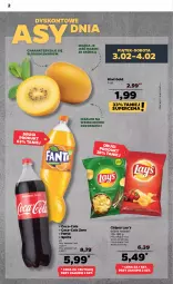 Gazetka promocyjna Netto - Artykuły spożywcze - Gazetka - ważna od 08.02 do 08.02.2023 - strona 2 - produkty: Por, Chipsy, Kiwi, Coca-Cola, Fanta, Sprite, Lay’s, Fa
