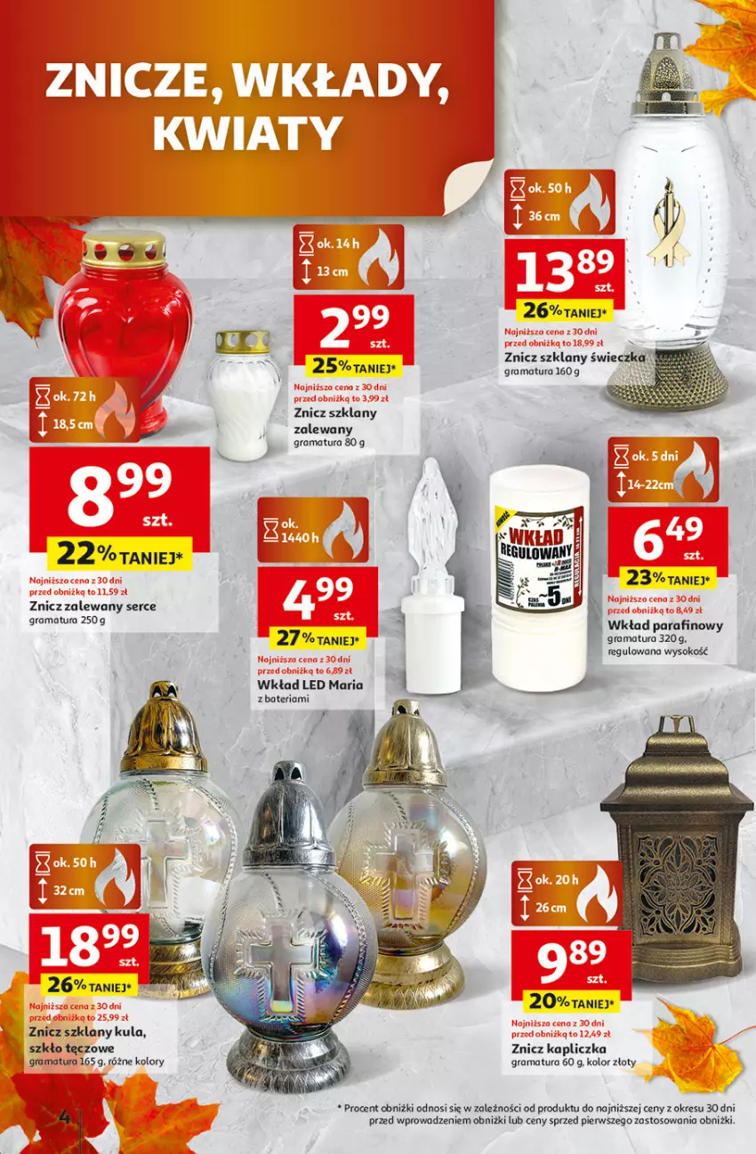 Gazetka promocyjna Auchan - Pewność niskich cen Hipermarket - ważna 25.09 do 01.10.2025 - strona 4 - produkty: Bateria, Gra, Rama, Ser, Znicz