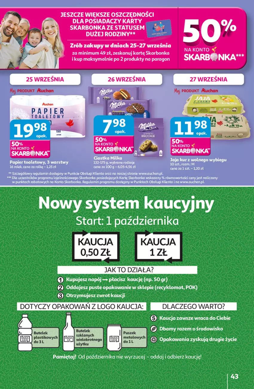 Gazetka promocyjna Auchan - Pewność niskich cen Hipermarket - ważna 25.09 do 01.10.2025 - strona 43