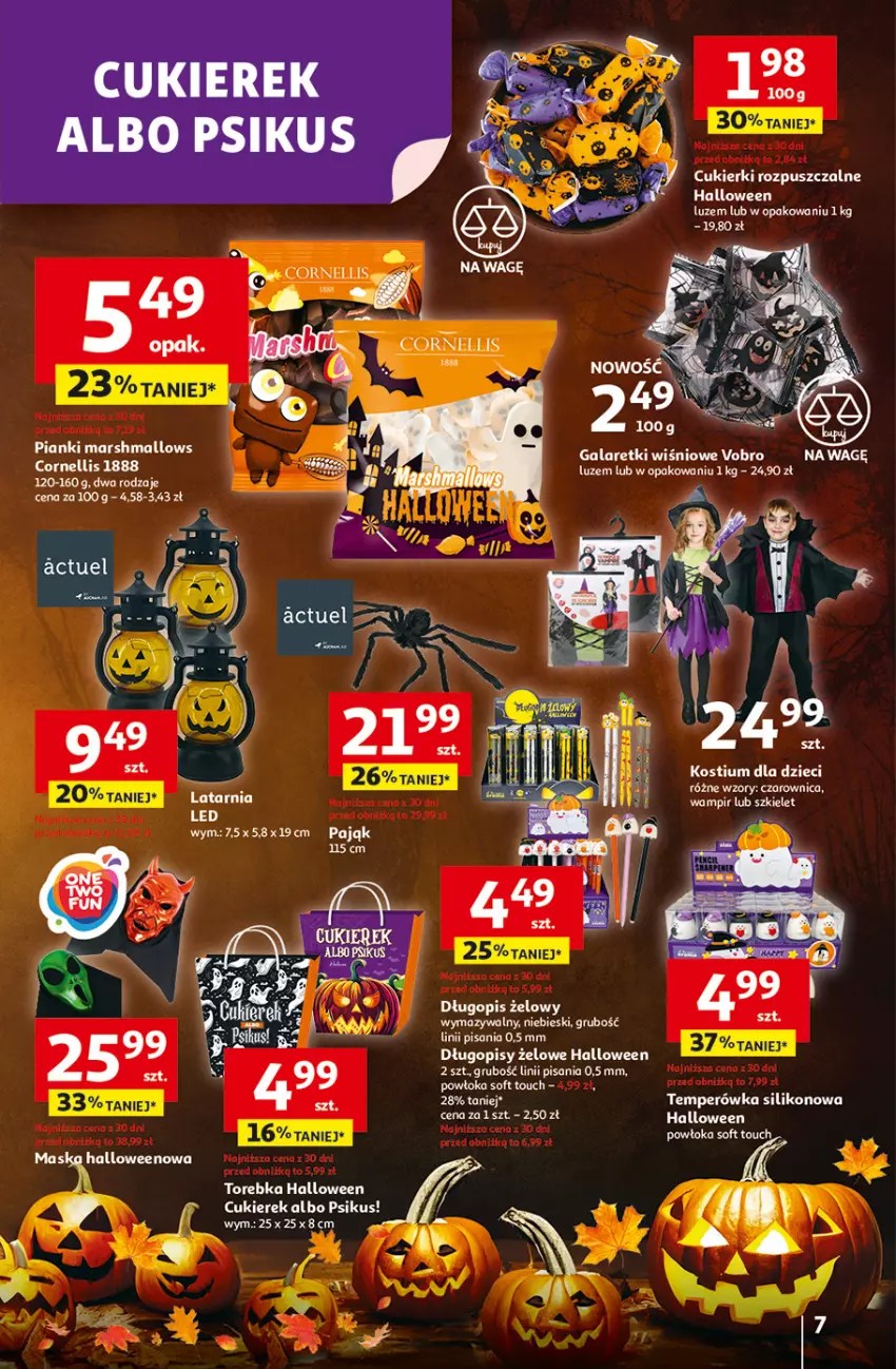 Gazetka promocyjna Auchan - Pewność niskich cen Hipermarket - ważna 25.09 do 01.10.2025 - strona 7 - produkty: Cukier, Cukierki, Długopis, Gala, Galaretki, Mars, Marshmallows, Torebka, Zupa