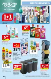 Gazetka promocyjna Auchan - Pewność niskich cen Hipermarket - Gazetka - ważna od 01.10 do 01.10.2025 - strona 10 - produkty: Pur, Ajax, Clin, Kosz, Pojemnik, Odświeżacz powietrza, Płyn do mycia, Pronto, Ambi Pur