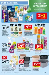 Gazetka promocyjna Auchan - Pewność niskich cen Hipermarket - Gazetka - ważna od 01.10 do 01.10.2025 - strona 11 - produkty: Gra, Spray do czyszczenia, Kuchnia, Cillit Bang, Odtłuszczacz, Mleczko, Chusteczki, Wiadro, Pianka do czyszczenia, Miska