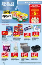Gazetka promocyjna Auchan - Pewność niskich cen Hipermarket - Gazetka - ważna od 01.10 do 01.10.2025 - strona 12 - produkty: Sól, Do mycia naczyń, Papier, Tablet, Organizer, Pojemnik, Ręcznik, Somat, Rolki, Zmywaki kuchenne, Foxy, Fairy, Zmywarki, Tabletki do zmywarki, Fa
