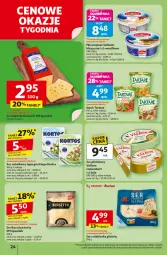 Gazetka promocyjna Auchan - Pewność niskich cen Hipermarket - Gazetka - ważna od 01.10 do 01.10.2025 - strona 24 - produkty: Ser, Bursztyn, Brie, Tarta, Sałat, Serek, Camembert, Galbani, Ser pleśniowy, Pomidory, Tartare
