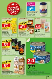 Gazetka promocyjna Auchan - Pewność niskich cen Hipermarket - Gazetka - ważna od 01.10 do 01.10.2025 - strona 31 - produkty: Majonez, Sos, Ser, Napój roślinny, Kawa, Tortilla, Płatki owsiane, Tymbark, Tuńczyk, Napój, Olej, Lisner, Danie gotowe