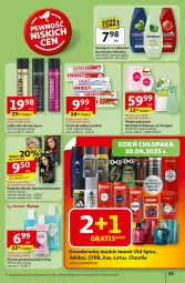 Gazetka promocyjna Auchan - Pewność niskich cen Hipermarket - Gazetka - ważna od 01.10 do 01.10.2025 - strona 35 - produkty: Gra, Płyn do płukania jamy ustnej, Old Spice, Dezodorant, Str8, Pasta do zębów, Adidas, Joanna, Lacalut, Płyn do płukania, Schauma, Woda toaletowa, Mule, Szampon, Syoss, Bourjois, Lakier do włosów, Odżywka, Woda, Lakier, Farba do włosów, Fa