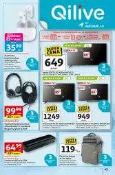 Gazetka promocyjna Auchan - Pewność niskich cen Hipermarket - Gazetka - ważna od 01.10 do 01.10.2025 - strona 41 - produkty: LED TV, Top, Por, Gra, Słuchawki, Mikrofon, Plecak, Słuchawki bezprzewodowe
