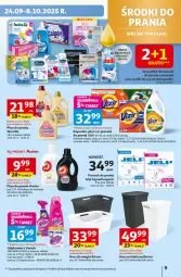 Gazetka promocyjna Auchan - Pewność niskich cen Hipermarket - Gazetka - ważna od 01.10 do 01.10.2025 - strona 9 - produkty: Płyn do prania, Gra, Kosz na bieliznę, Kosz, Odplamiacz, Vizir, Woolite, Vanish