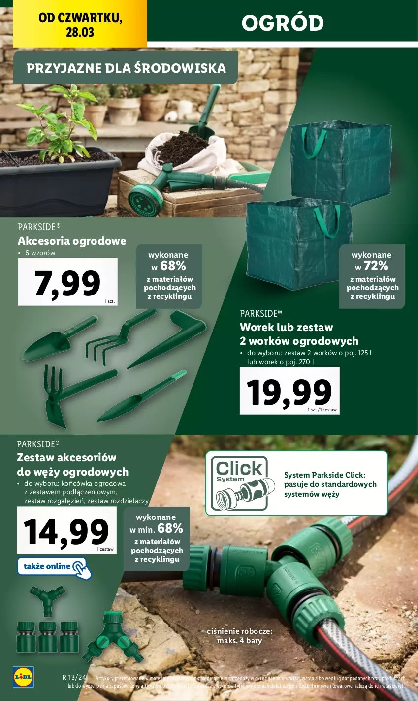 Gazetka promocyjna Lidl - KATALOG PARKSIDE - ważna 28.03 do 30.03.2024 - strona 14 - produkty: Ogród, Parkside