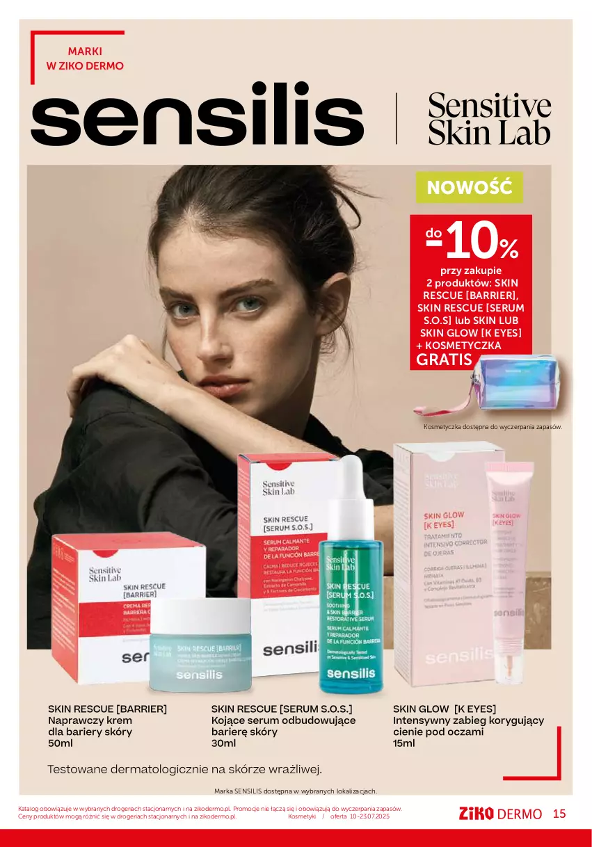Gazetka promocyjna Ziko - Gazetka Ziko Dermo - ważna 10.07 do 23.07.2025 - strona 15 - produkty: Gra, Kosmetyczka, Rum, Ser, Serum