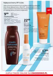 Gazetka promocyjna Ziko - Gazetka Ziko Dermo - Gazetka - ważna od 23.07 do 23.07.2025 - strona 2 - produkty: Krem do twarzy, Emulsja, Sok, Por, Gra, Ziaja, Kakao, Masło