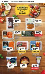 Gazetka promocyjna Netto - Gazetka - ważna od 31.07 do 31.07.2024 - strona 18 - produkty: Mozzarella, Kurczak, Ser, Brie, Jaja, Burger, Morliny, Kaszanka, Grill, Kasza, Kiełbasa, Kebab, Kiełbasa śląska