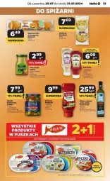 Gazetka promocyjna Netto - Gazetka - ważna od 31.07 do 31.07.2024 - strona 5 - produkty: Ketchup, Krakus, Mus, Gin, Gra, Korniszony, Bułeczki, Burger, Oliwa z oliwek, Pudliszki, Kamis, Heinz, Musztarda, Oliwa