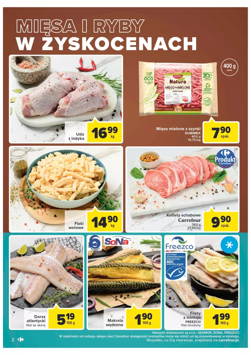 Gazetka promocyjna Carrefour - Gazetka Targ świeżości - ważna 20.09 do 26.09.2022 - strona 2 - produkty: Koc, Mięso, Mięso mielone, Mięso mielone z szynki