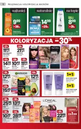 Gazetka promocyjna Drogerie Natura - Gazetka Drogerie Natura - Gazetka - ważna od 12.01 do 12.01.2022 - strona 12 - produkty: Palette, Fructis, Elseve, Top, Biovax, Sati, Dove, Maska do włosów, Wella, Szampon, Syoss, Garnier, Maska, Kosmetyczka, Farba do włosów, Fa