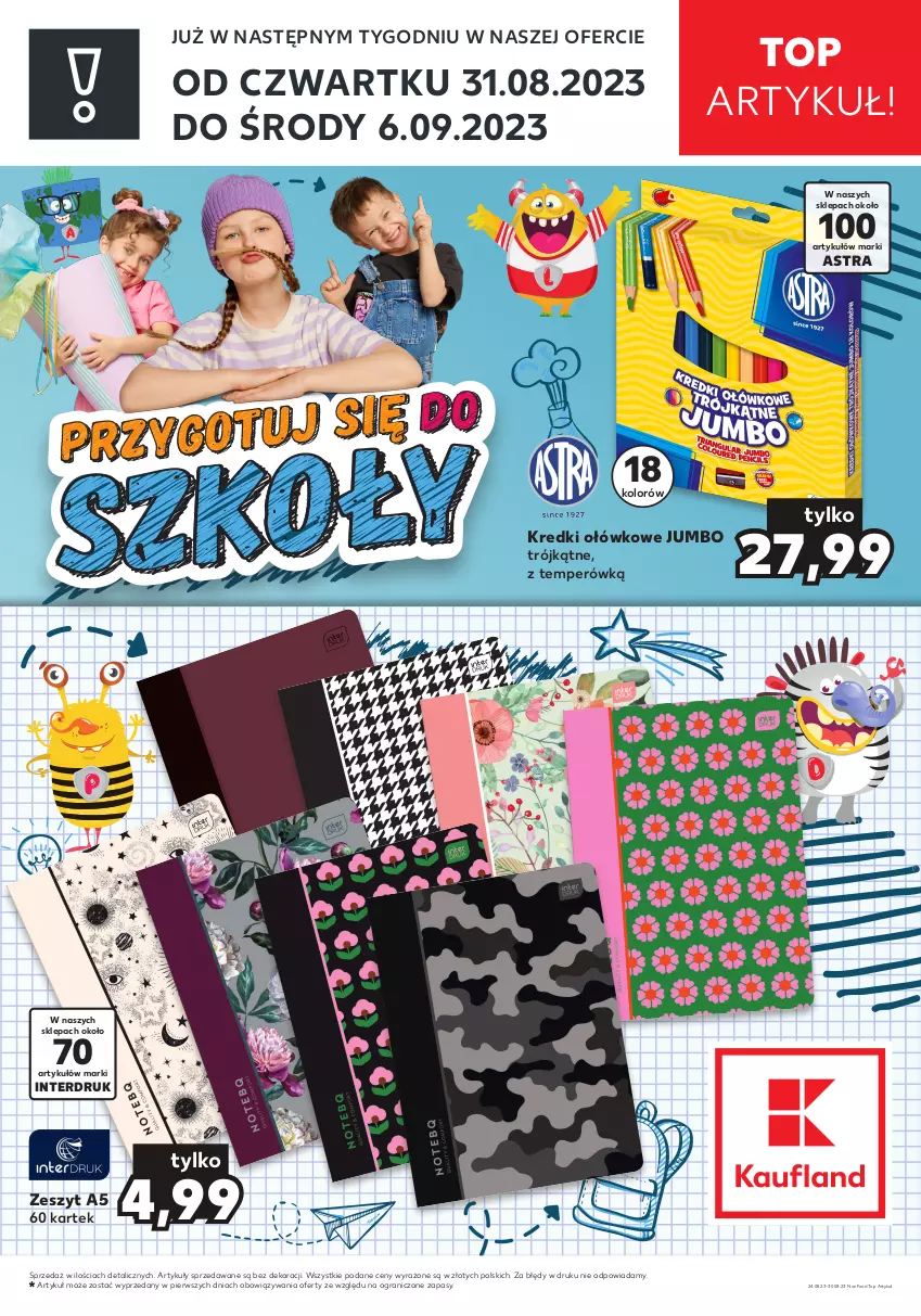 Gazetka promocyjna Kaufland - Zapowiedź oferty - ważna 24.08 do 30.08.2023 - strona 1 - produkty: Gra, Top