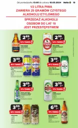 Gazetka promocyjna Netto - Od Poniedziałku - Gazetka - ważna od 18.05 do 18.05.2024 - strona 19 - produkty: Piwa, Piwo, Por, Koc, Gra, Warka, Perła, Radler, Limonka, Okocim, Kozel, Grejpfrut