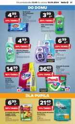 Gazetka promocyjna Netto - Od Poniedziałku - Gazetka - ważna od 18.05 do 18.05.2024 - strona 21 - produkty: Płyn do prania, Pur, Gin, Proszek do prania, Friskies, Persil, Purina, Lack, Płyn do płukania, Kapsułki do prania