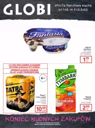 Gazetka promocyjna Carrefour - Gazetka Globi - Gazetka - ważna od 07.02 do 07.02.2022 - strona 2 - produkty: Piwa, Piwo, Gra, Jogurt, Tatra, Tymbark, Fanta, Napój, Fa