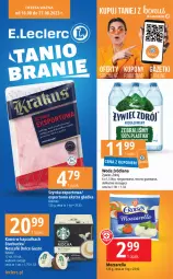 Gazetka promocyjna E Leclerc - Gazetka - ważna od 27.08 do 27.08.2023 - strona 1 - produkty: Por, Mus, Kawa, LANA, Szynka, Dolce Gusto, Woda