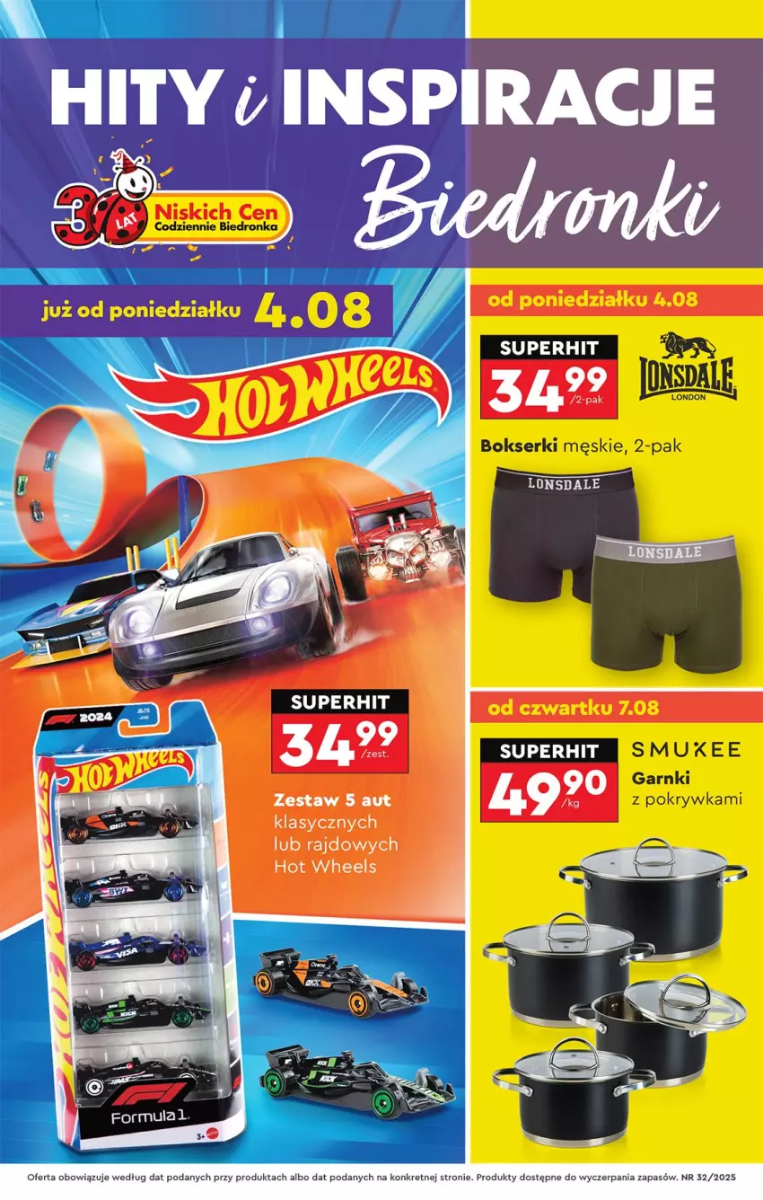 Gazetka promocyjna Biedronka - Okazje Tygodnia - ważna 04.08 do 16.08.2025 - strona 1 - produkty: Hot Wheels, Kret, NBA