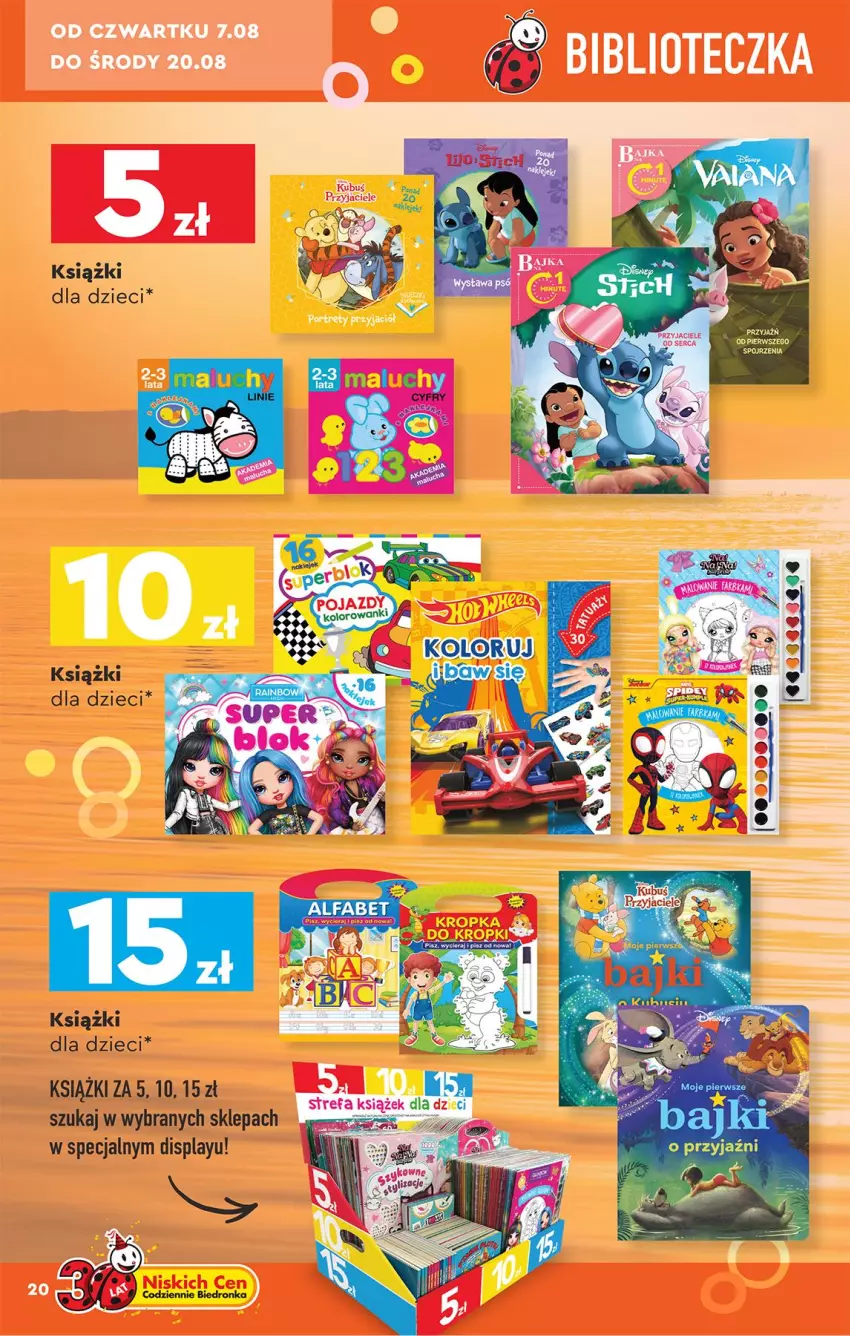 Gazetka promocyjna Biedronka - Okazje Tygodnia - ważna 04.08 do 16.08.2025 - strona 26 - produkty: Dzieci